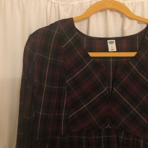 3 FOR 20 Old Navy Plaid Flare Top